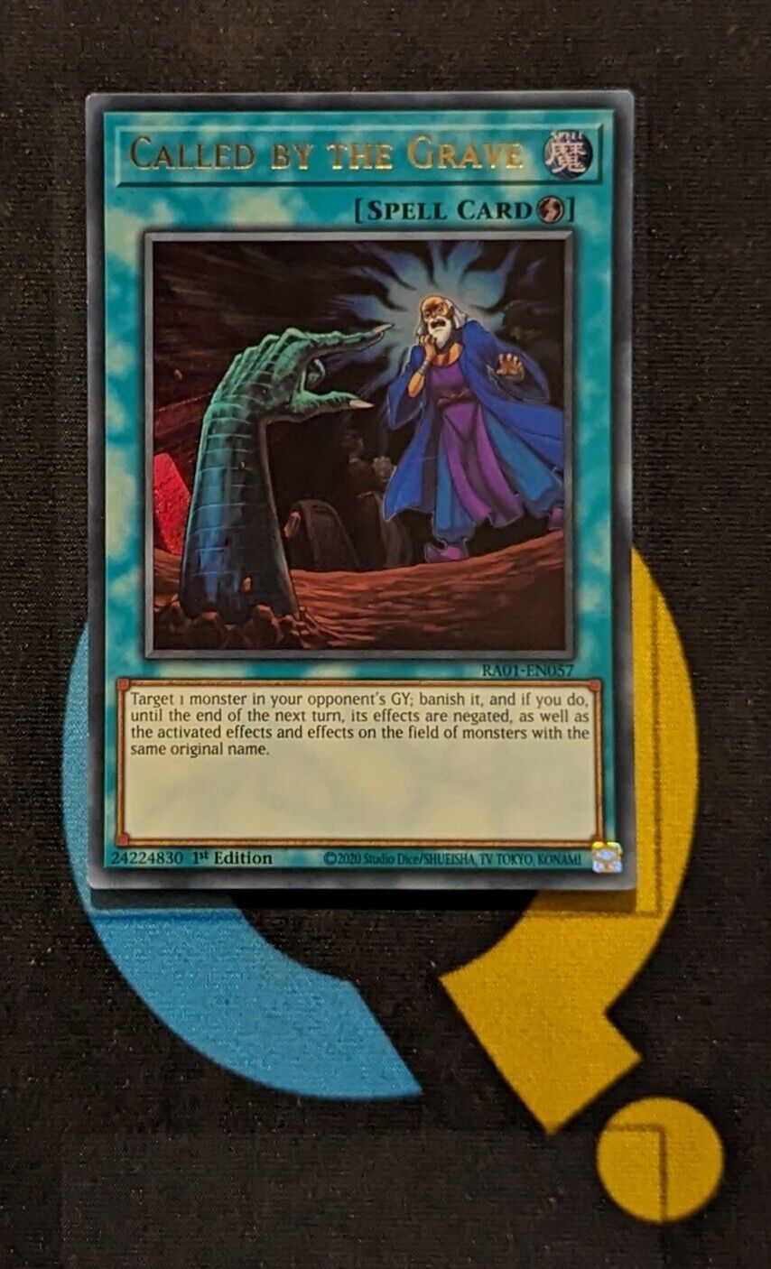 RA01-EN057 Called by the Grave Ultra Rare 1st Edition YuGiOh