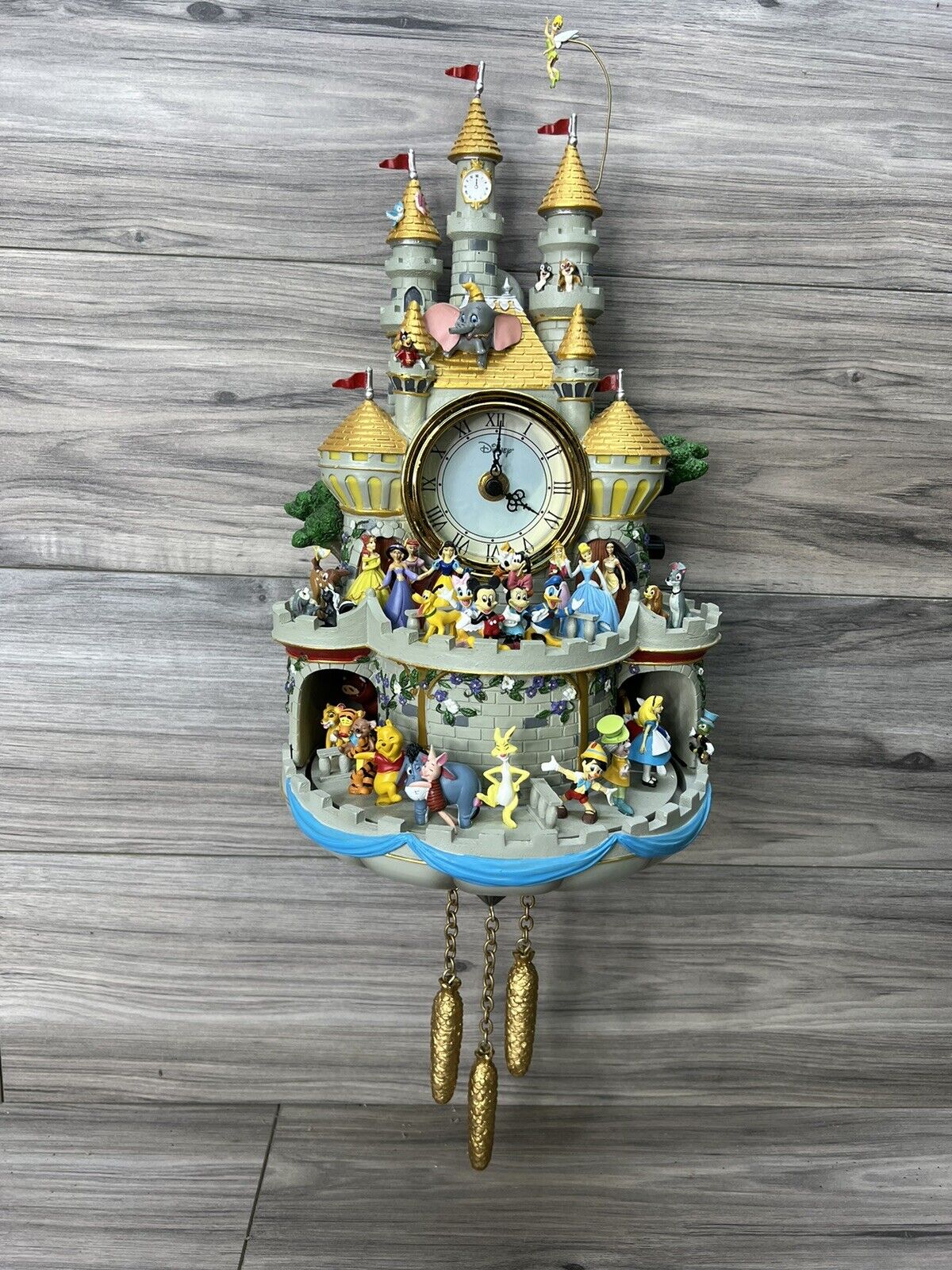 Disney Timeless Magic Wall Cuckoo Clock Limited # 8205 by The Bradford Exchange