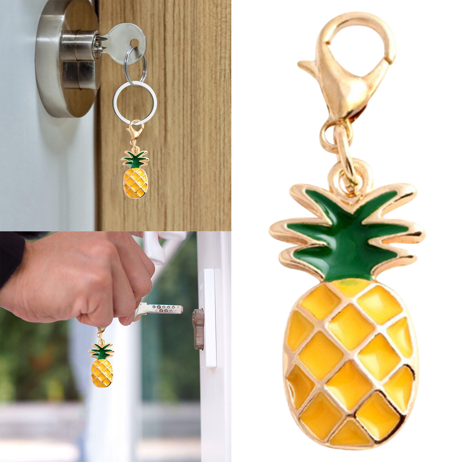 Keychain Alloy Pendant Fruit Pineapple Small Pendant Fashion Small Gifts