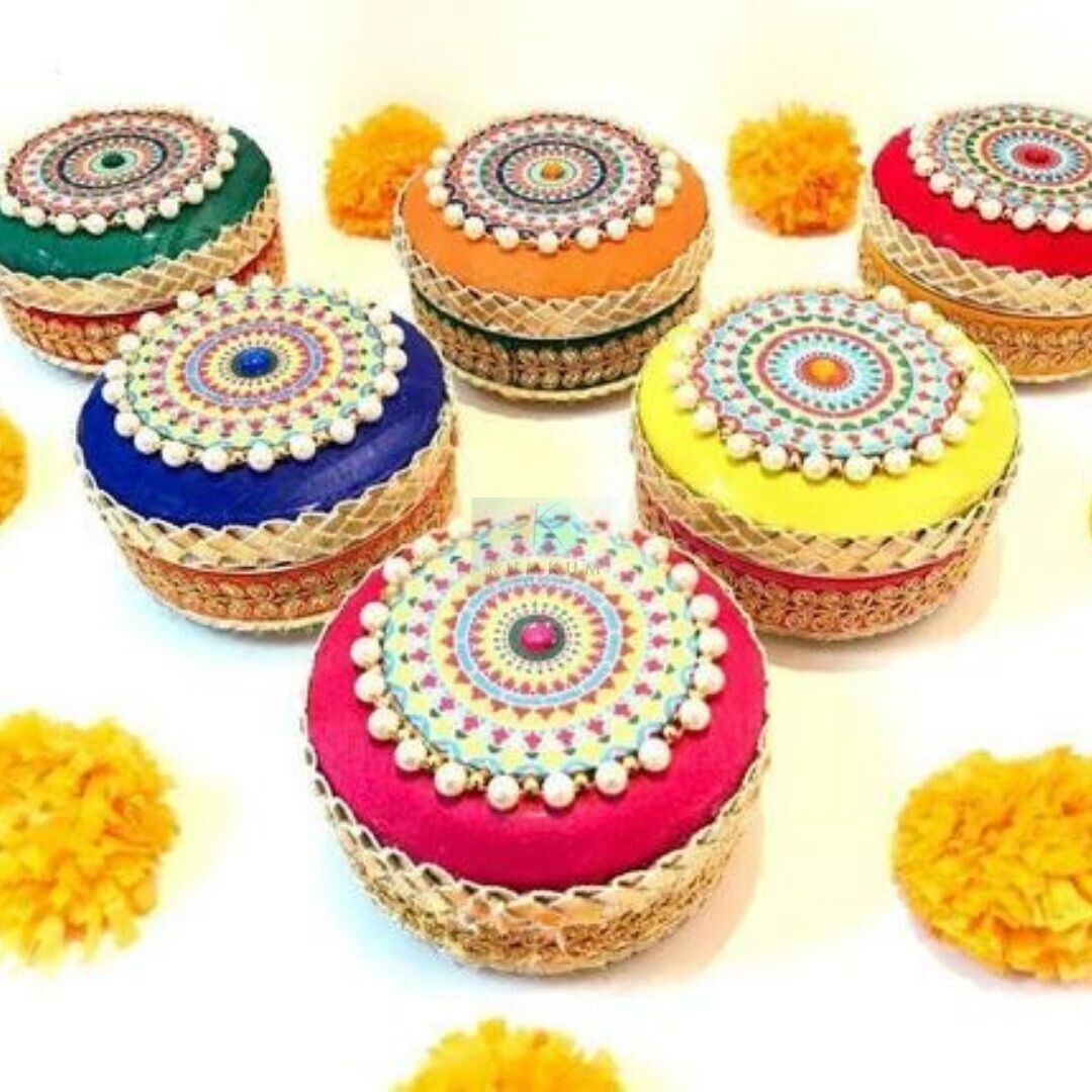 Indian Handmade Decorative Sweet Box Jewelry Box Return Gift Wedding Favor