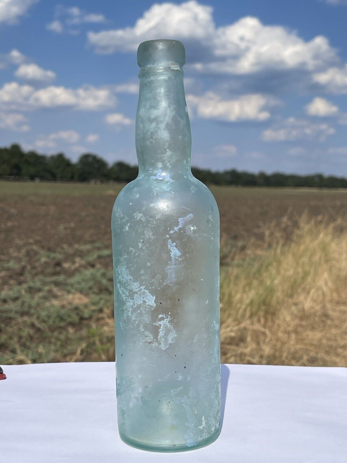 Antique Wine Bottle.Glass.1800-1900\'s Tsarist era