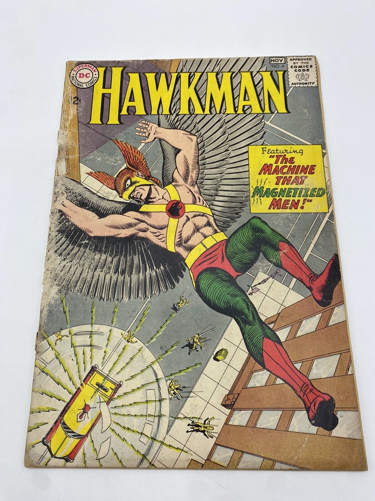 Hawkman 4 1964 1st App Origin Zatanna Sheldon Moldoff Joe Kubert Ira Schnapp GD