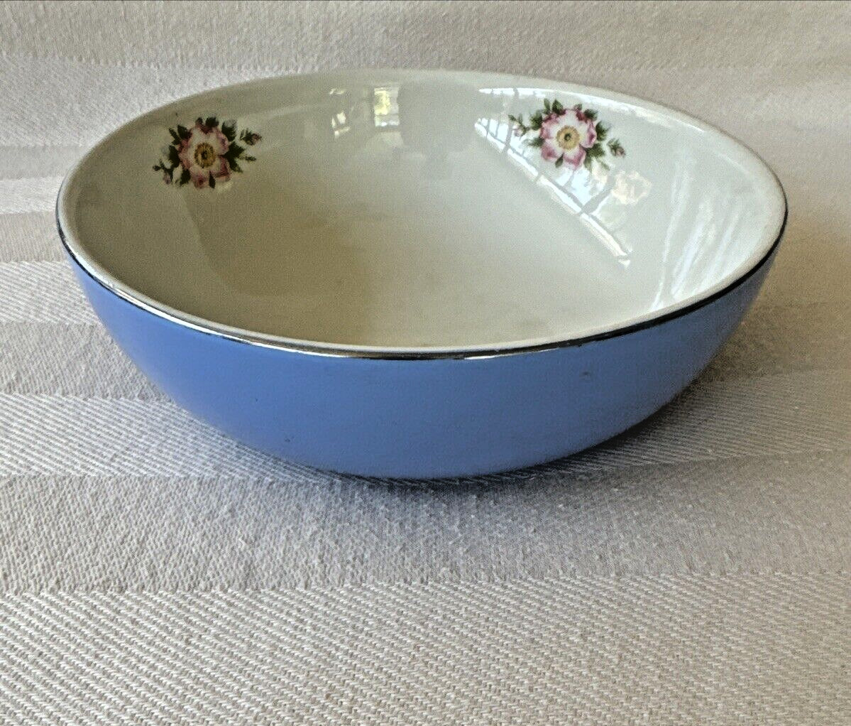 Vintage 1950s Hall\'s Superior Kitchenware Serving Mixing Bowl Rose Parade 9\