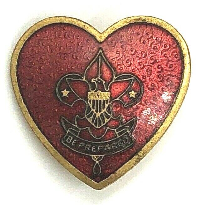 Vintage Early 1900's Life Mothers Heart Pin