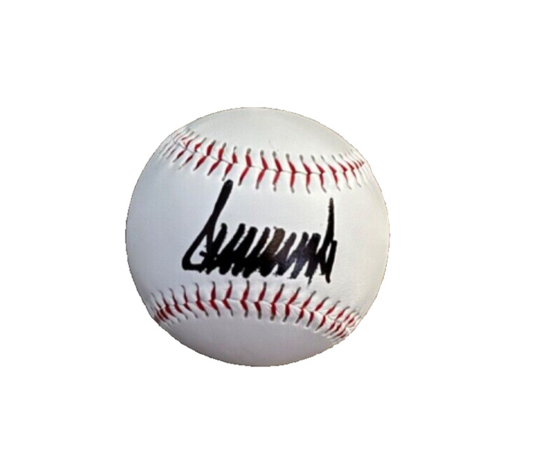 Donald Trump President Rare Hand Signed Autographed Baseball