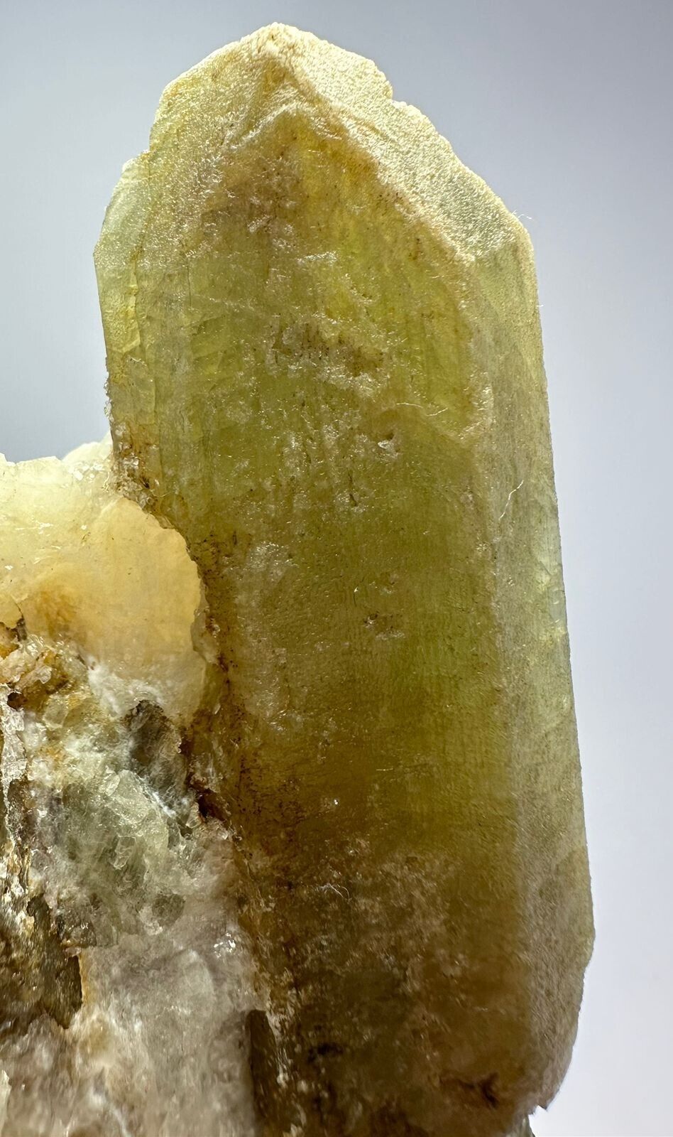 902 Gram Full Finished Top Green Diopside Huge Crystals on Calcite Matrix @AFG