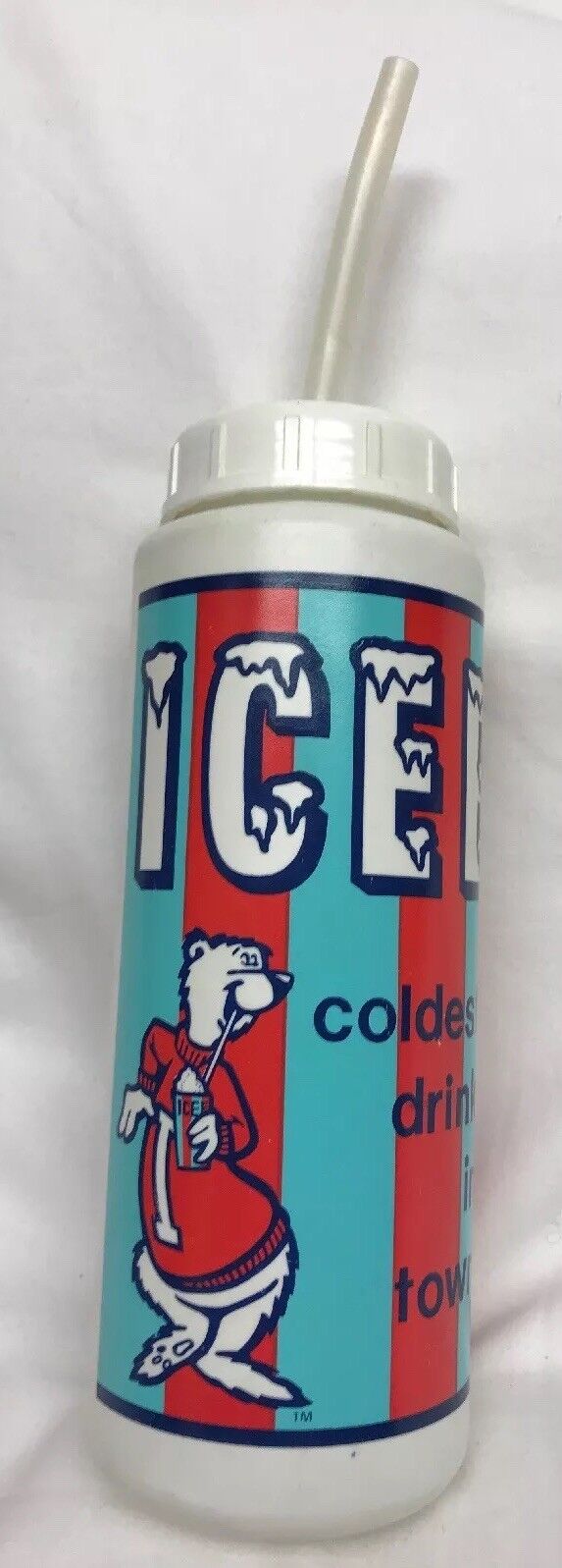 Rare Vintage Icee Water Bottle Plastic Countryside Products
