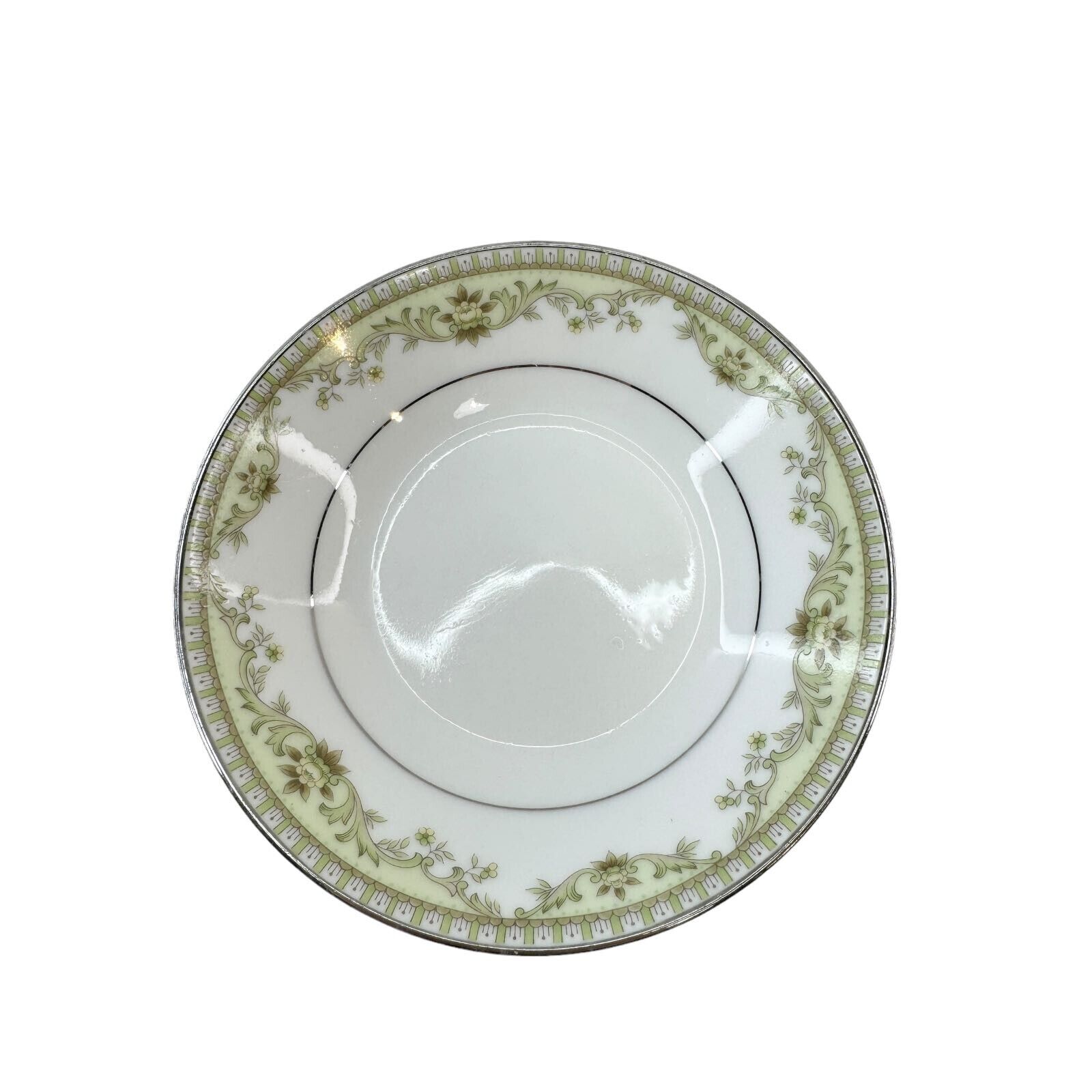 Vintage Noritake Raleigh 2487 Bowl White Porcelain Floral Design Round Shape