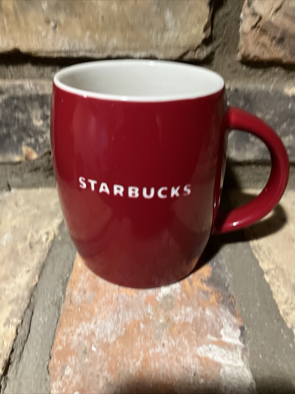 Starbucks 2011 Red Coffee Mug Nearly New Condition