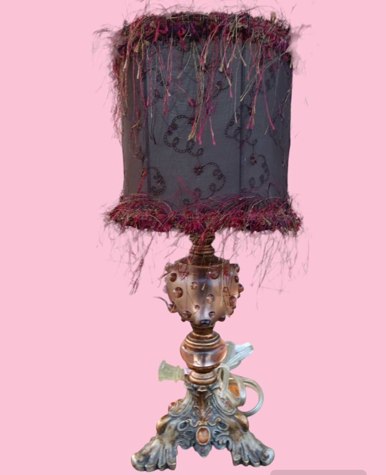 Vintage Table Lamp Victorian Style 