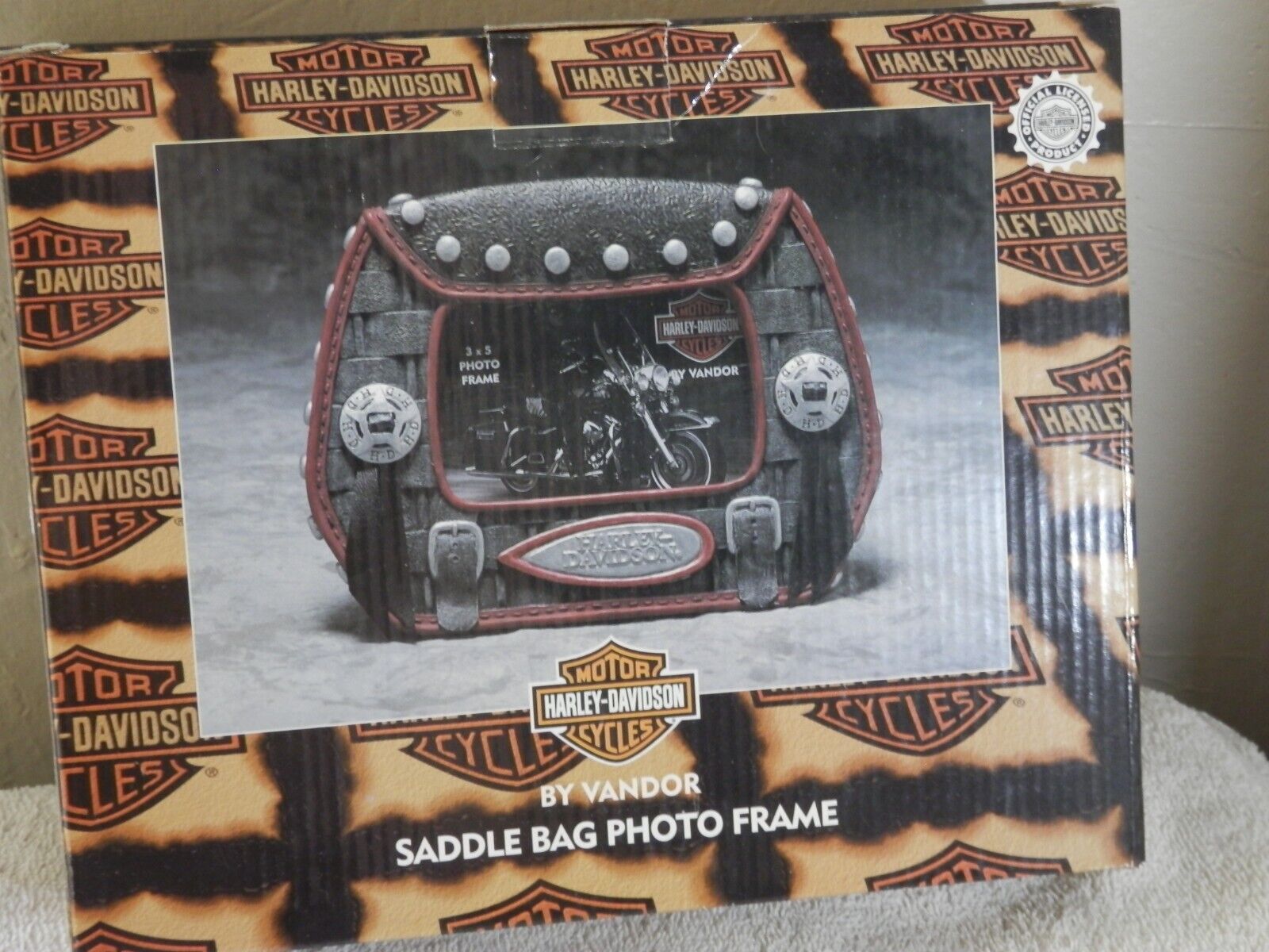 1999 New Harley-Davidson Saddle Bag Photo Frame by Vandor