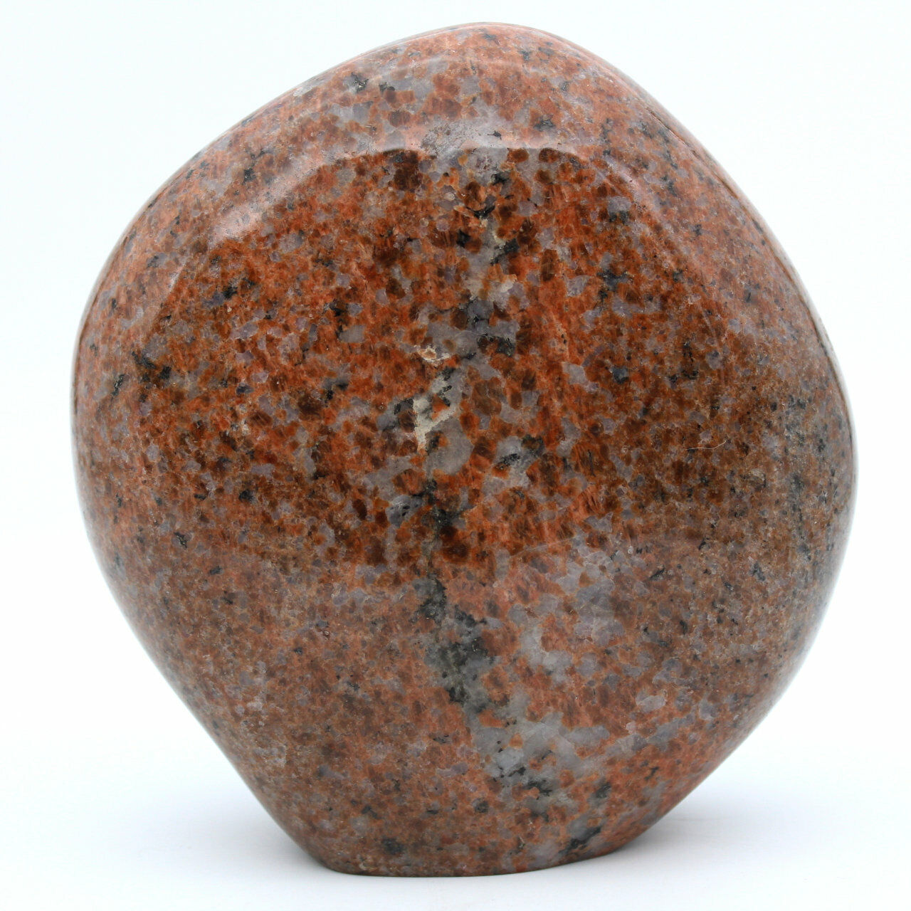 Decorative stone in orange Dolomite 1550gr 130mm from Madagascar