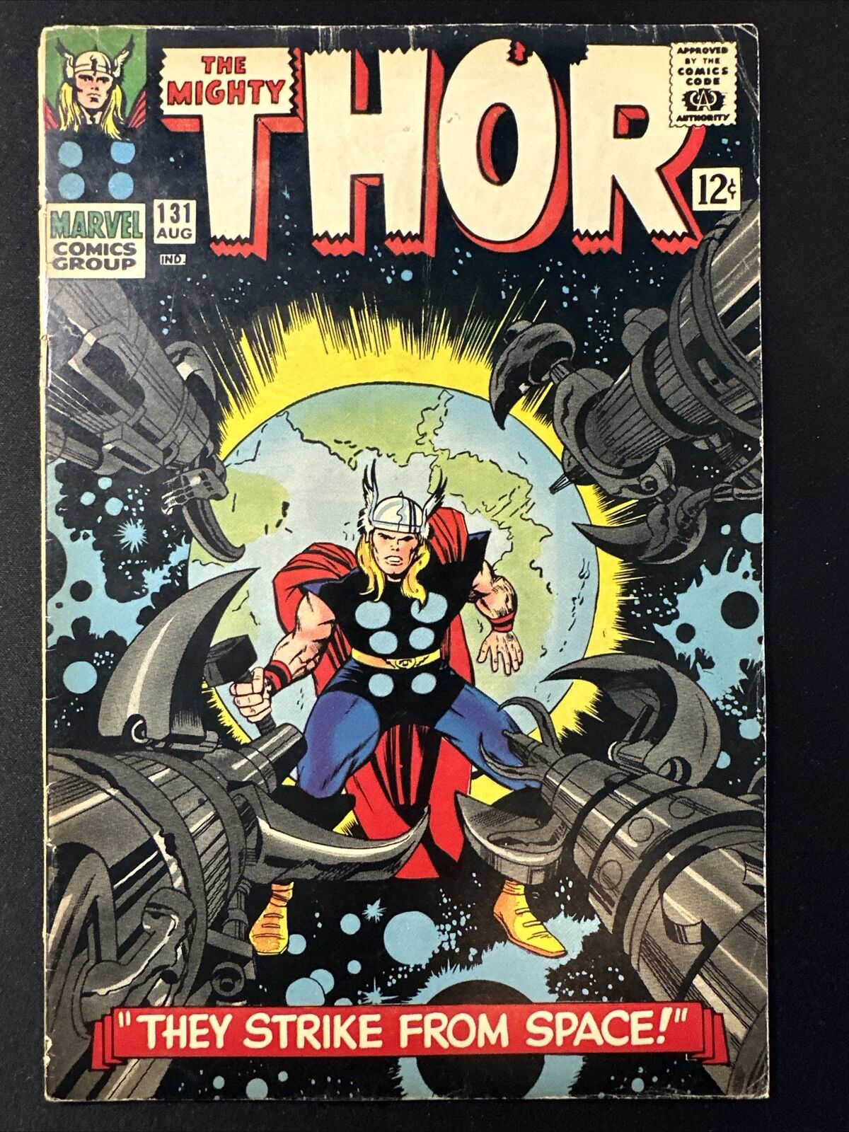 The Mighty Thor #131 Vintage Marvel Comics Silver Age 1966 Very Good *A3