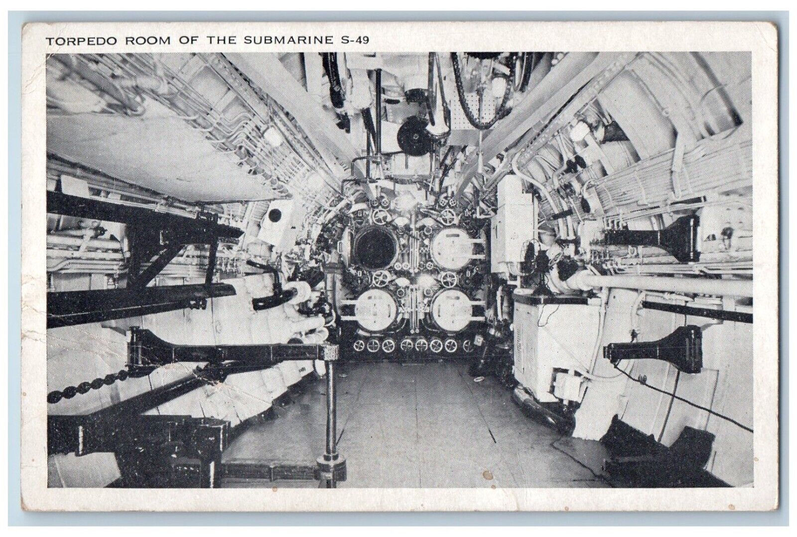 Torpedo Room Of The Submarine Great Lakes Exposition Cleveland Ohio OH Postcard