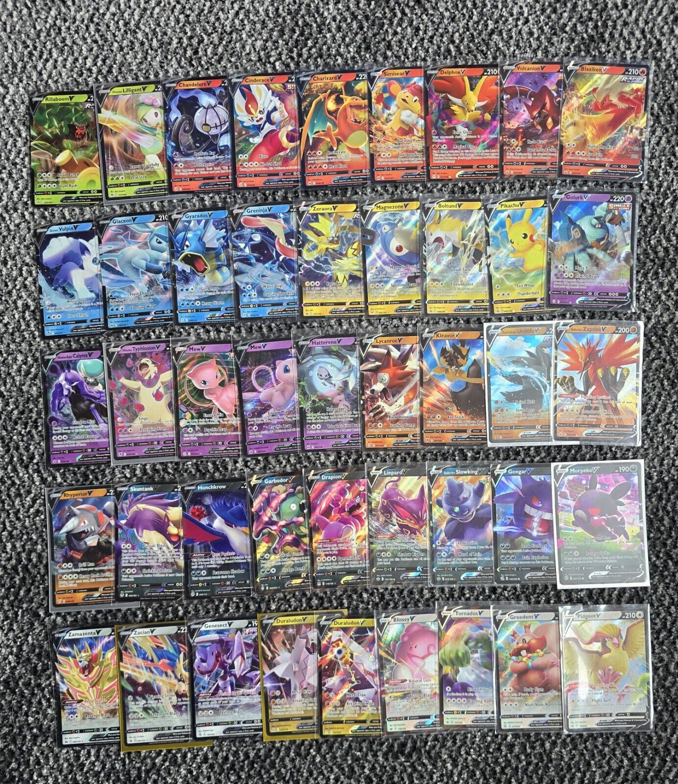 Pokemon TCG - Sword & Shield Series - V Card Bundle / Joblot (45 Cards)