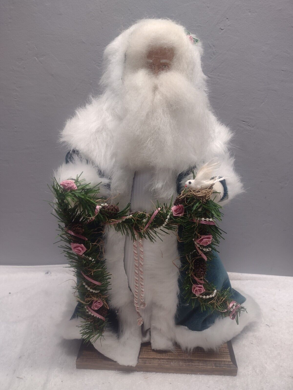 1994 Vintage Old World Santa Clause Father Christmas  Table Topper  17\