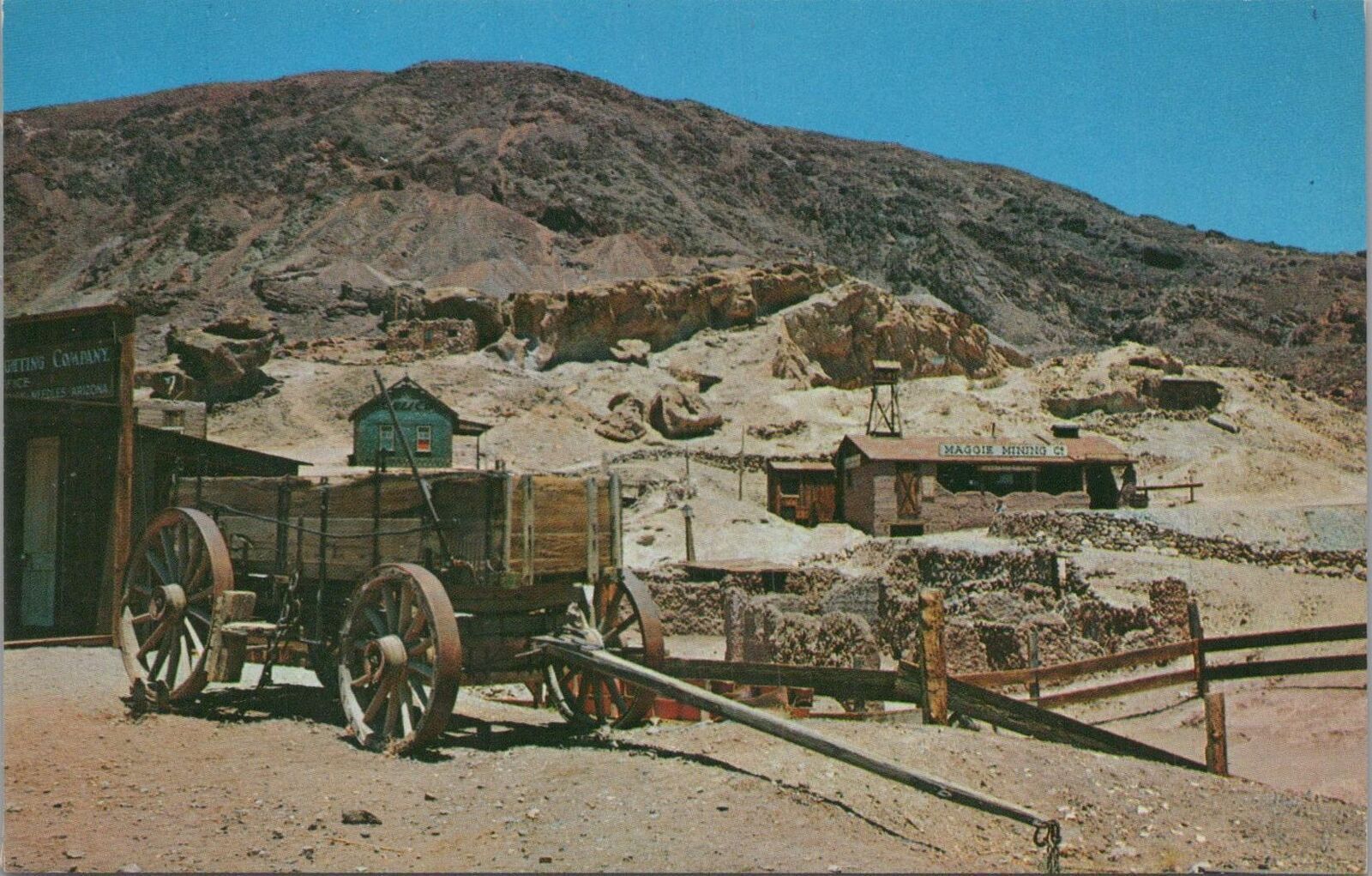 Postcard Calico Ghost Town east Barstow CA 