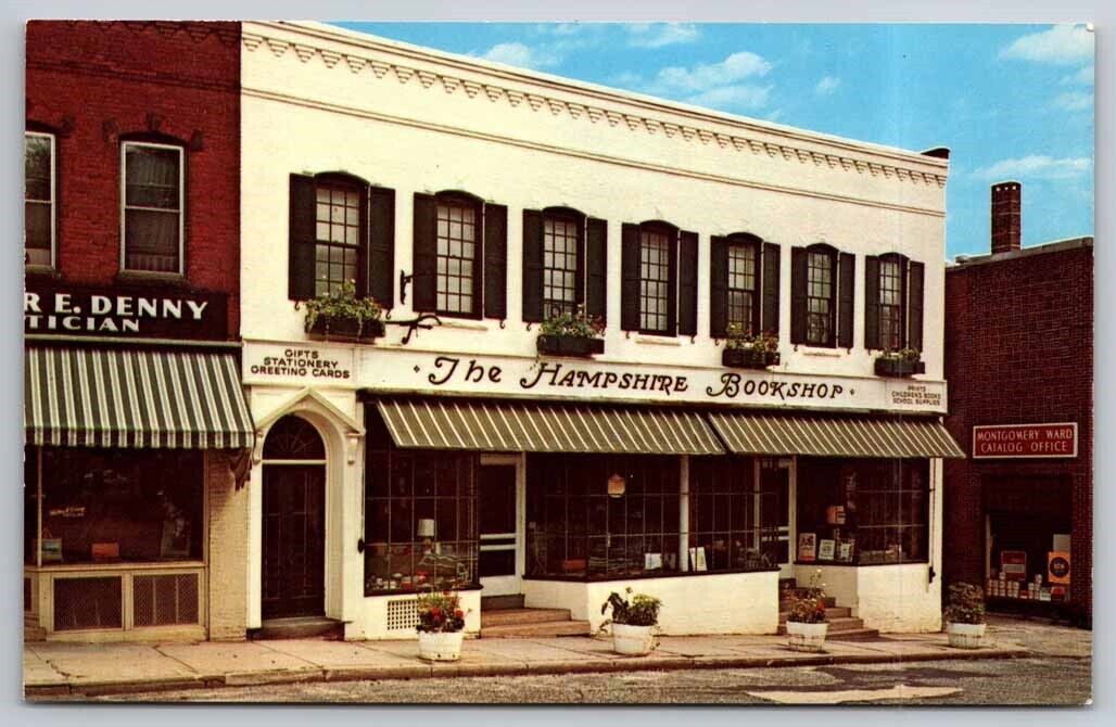 Hampshire Bookshop Exterior Northampton MA Massachusetts Postcard 