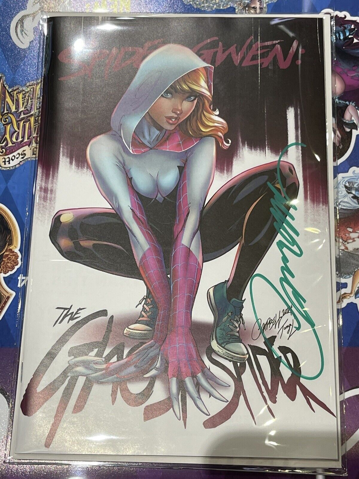 Spider-Gwen: The Ghost Spider 1 J Scott Campbell SDCC 2024 SS