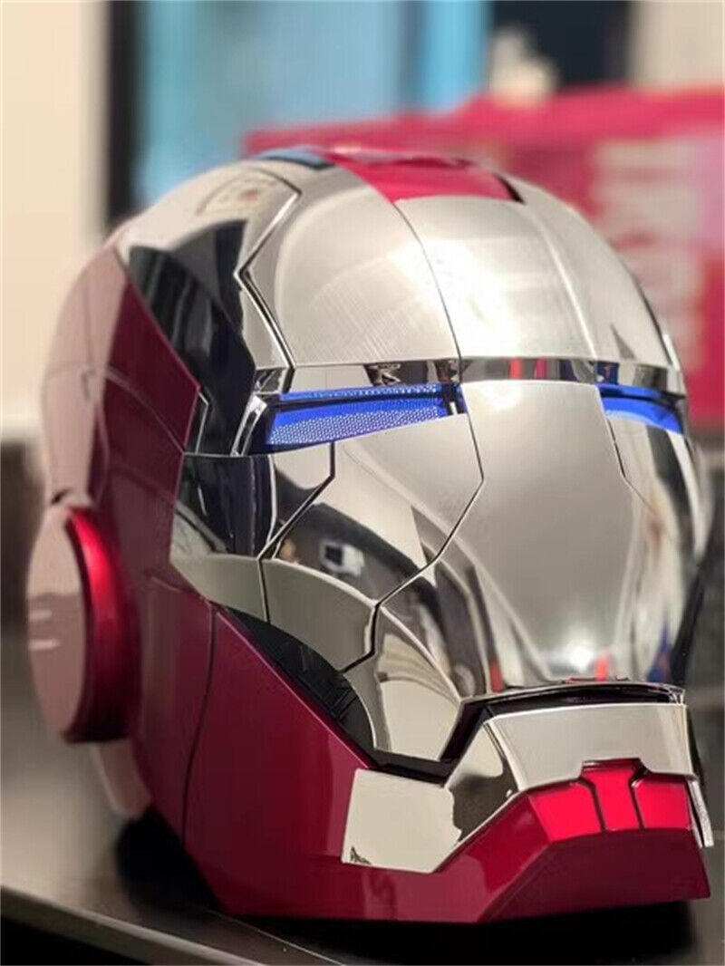 US AUTOKING Iron Man MK5 1:1 Helmet Wearable Voice-control Mask Cosplay Gifts