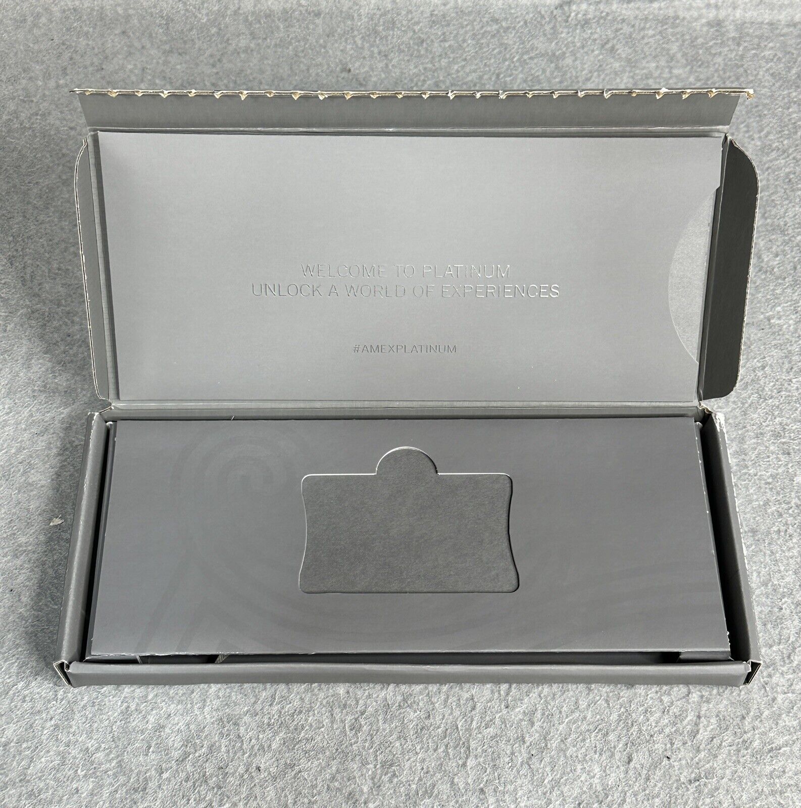 American Express Platinum Welcome Box - NO CARD