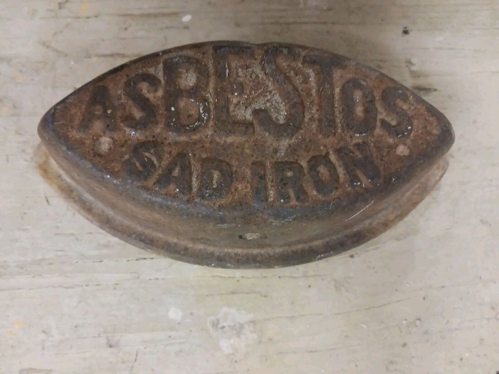 Asbestos Sad Iron Cast Iron Antique Clothes Iron