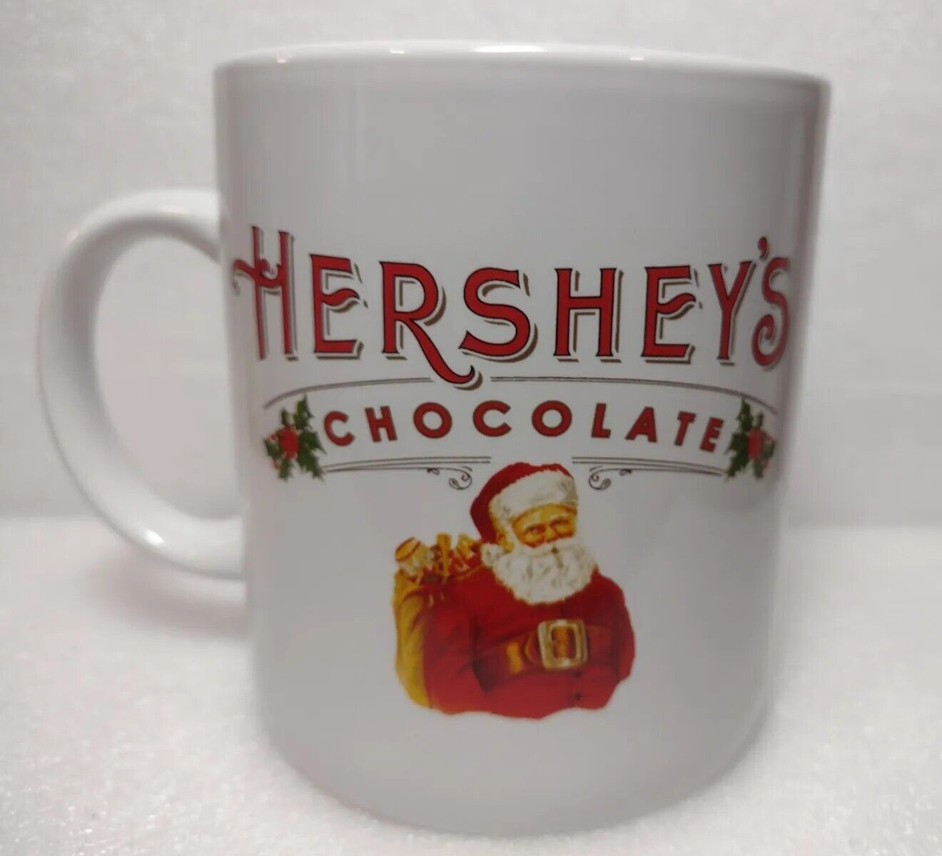 Galerie Hershey's Chocolate Jumbo 26oz Mug with Vintage Santa  