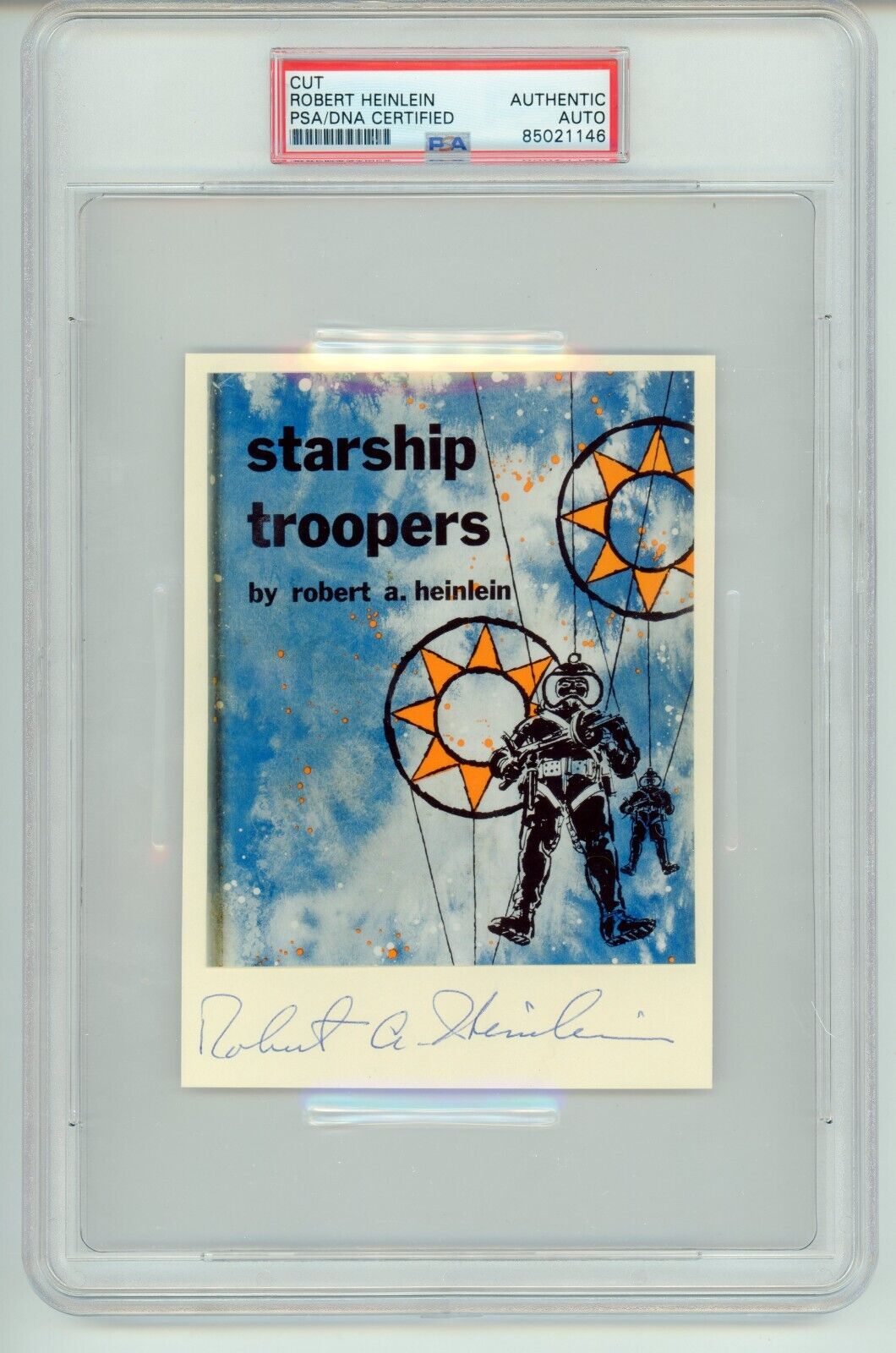Robert A. Heinlein ~ Signed Autographed Starship Troopers ~ PSA DNA Encased