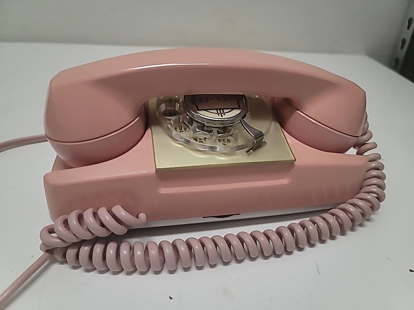 Vintage Retro Pink Rotary Phone, Vintage Rare Automatic Electric, NB825CL