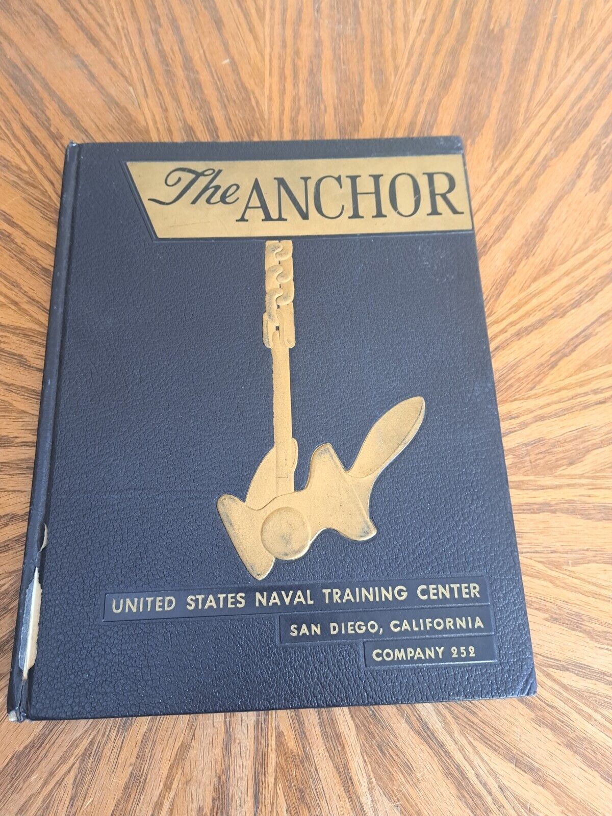 Vintage The Anchor US Navy Boot Camp Company 252 1953 San Diego