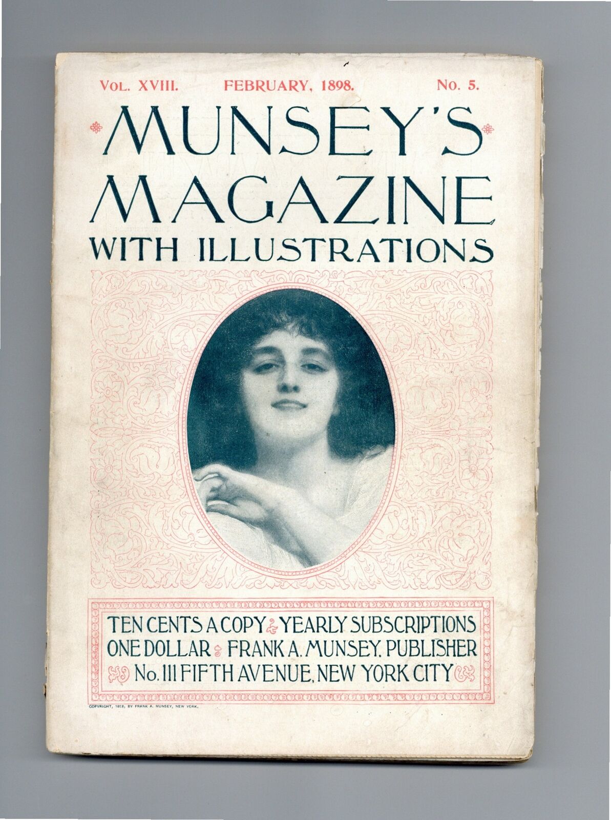 Munsey\'s Magazine Pulp Feb 1898 Vol. 18 #5 VG