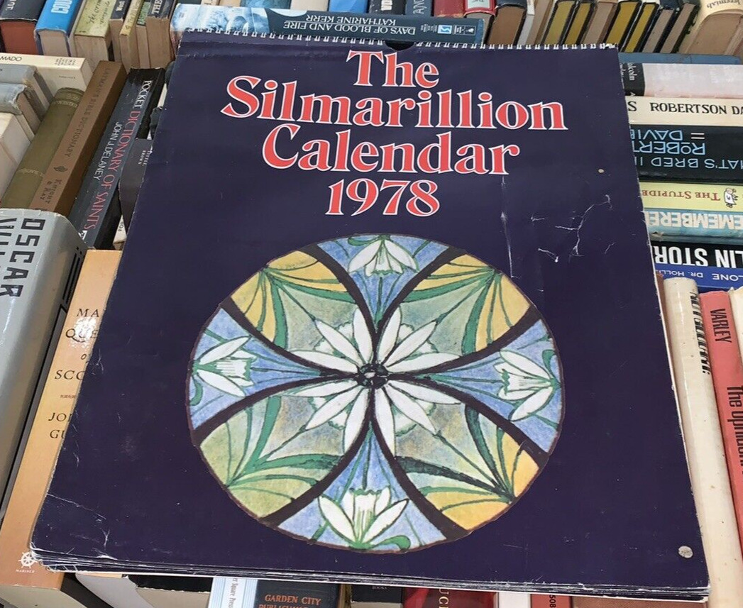Silmarillion 1978  J.R.R. Tolkien Calendar Middle Earth Lord of the Rings Rare