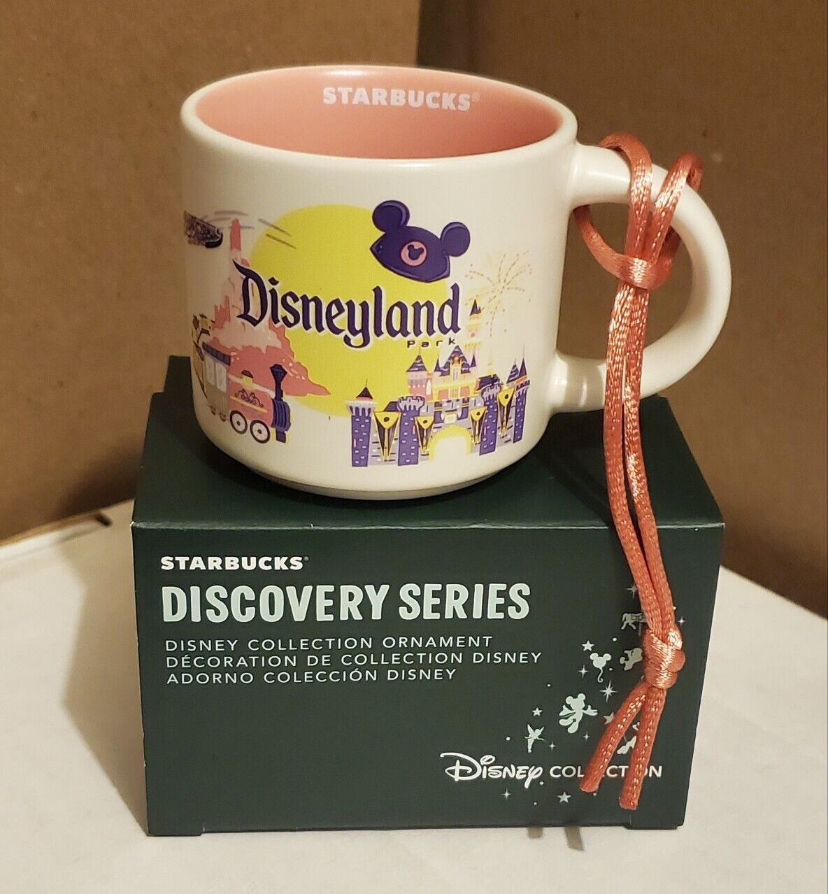 2024 NEW Starbucks Discovery Series Disney Collection Disneyland Mug Ornament