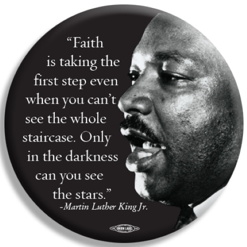 Rev MLK Martin Luther King Jr Faith Staircase Civil Rights Black 3