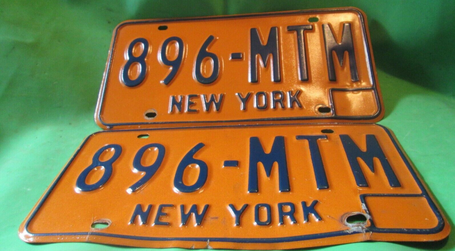 VINTAGE US NEW YORK STATE NY LICENSE PLATE TAG 896 MTM MORE PLATES LISTED