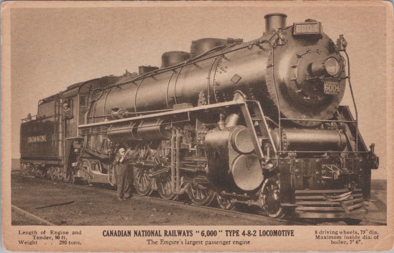 Postcard Canadian National Railways \