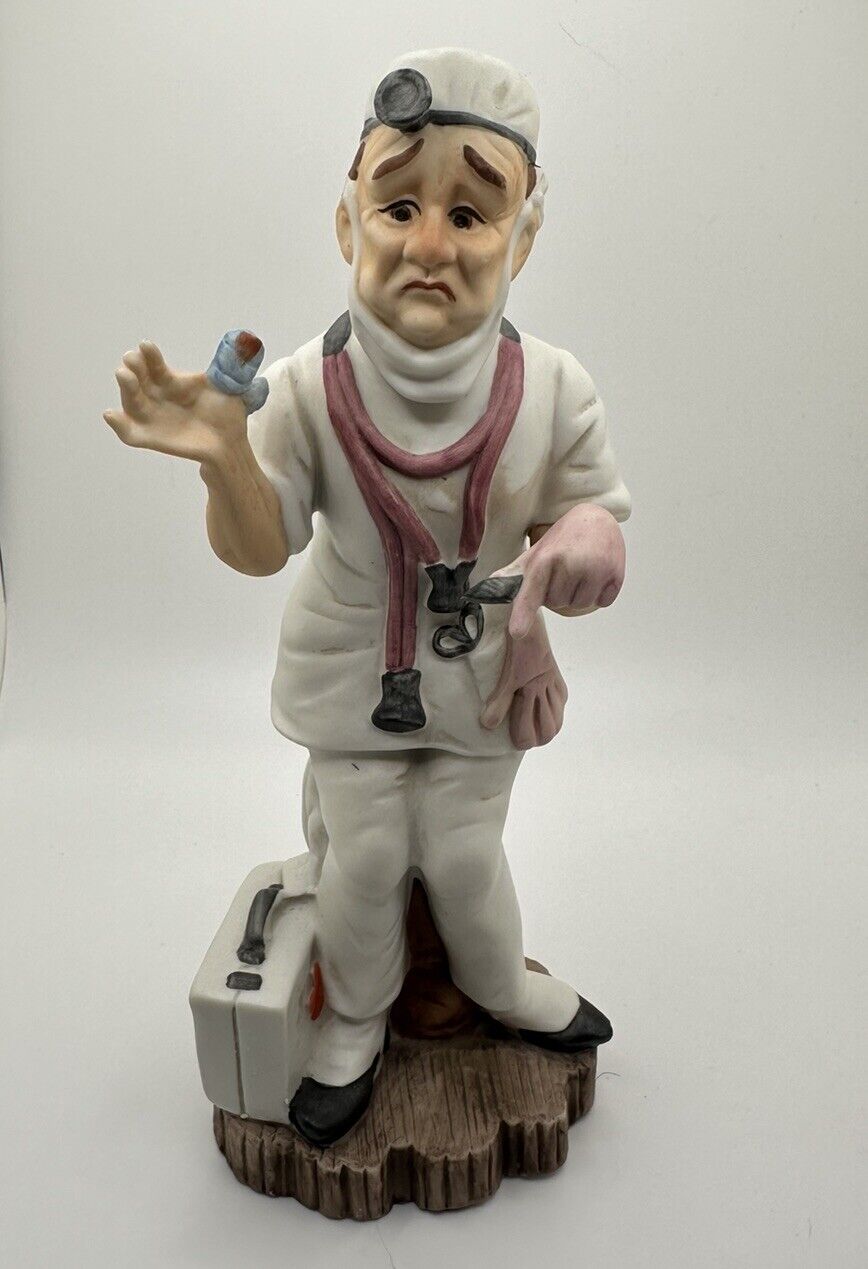 Vintage Lefton Japan Ceramic Doctor Figurine Physician Surgeon Gift