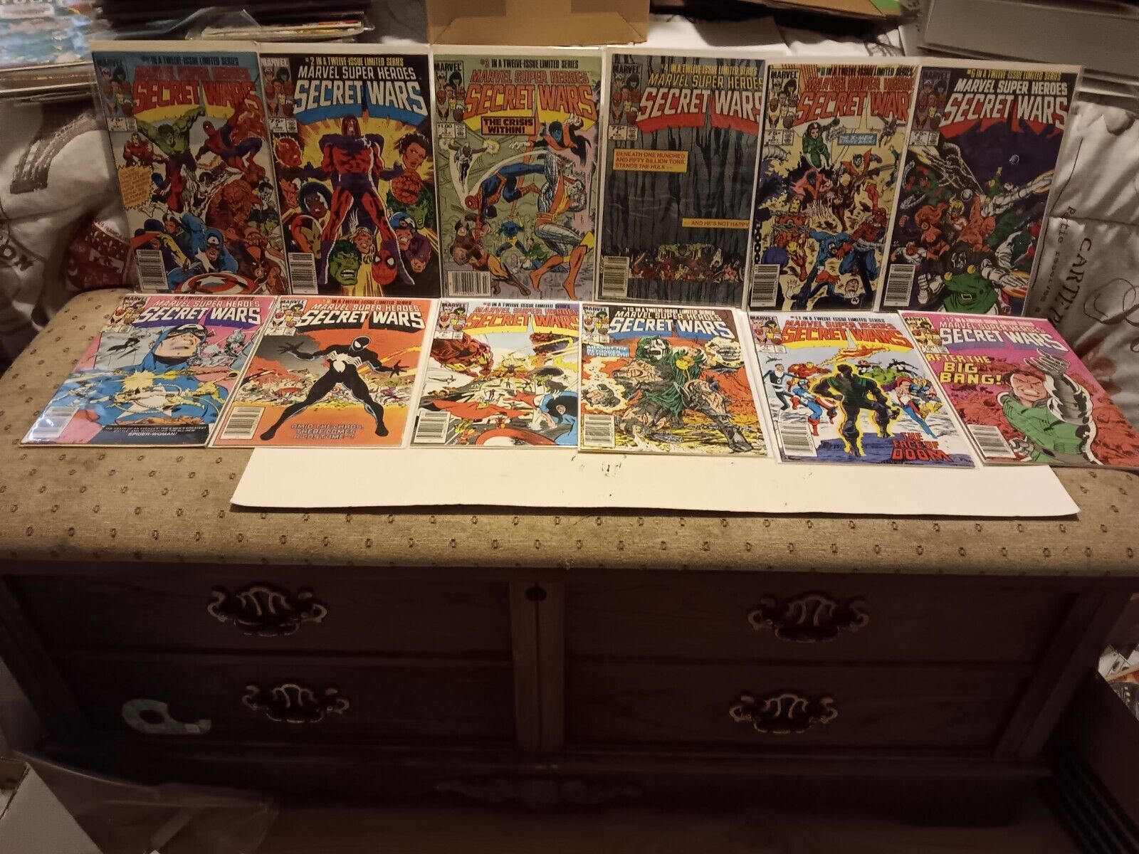 MARVEL SUPER HEROES SECRET WARS 1-12 (1984, Marvel Comics) 8 COMIC FULL RUN LOT 