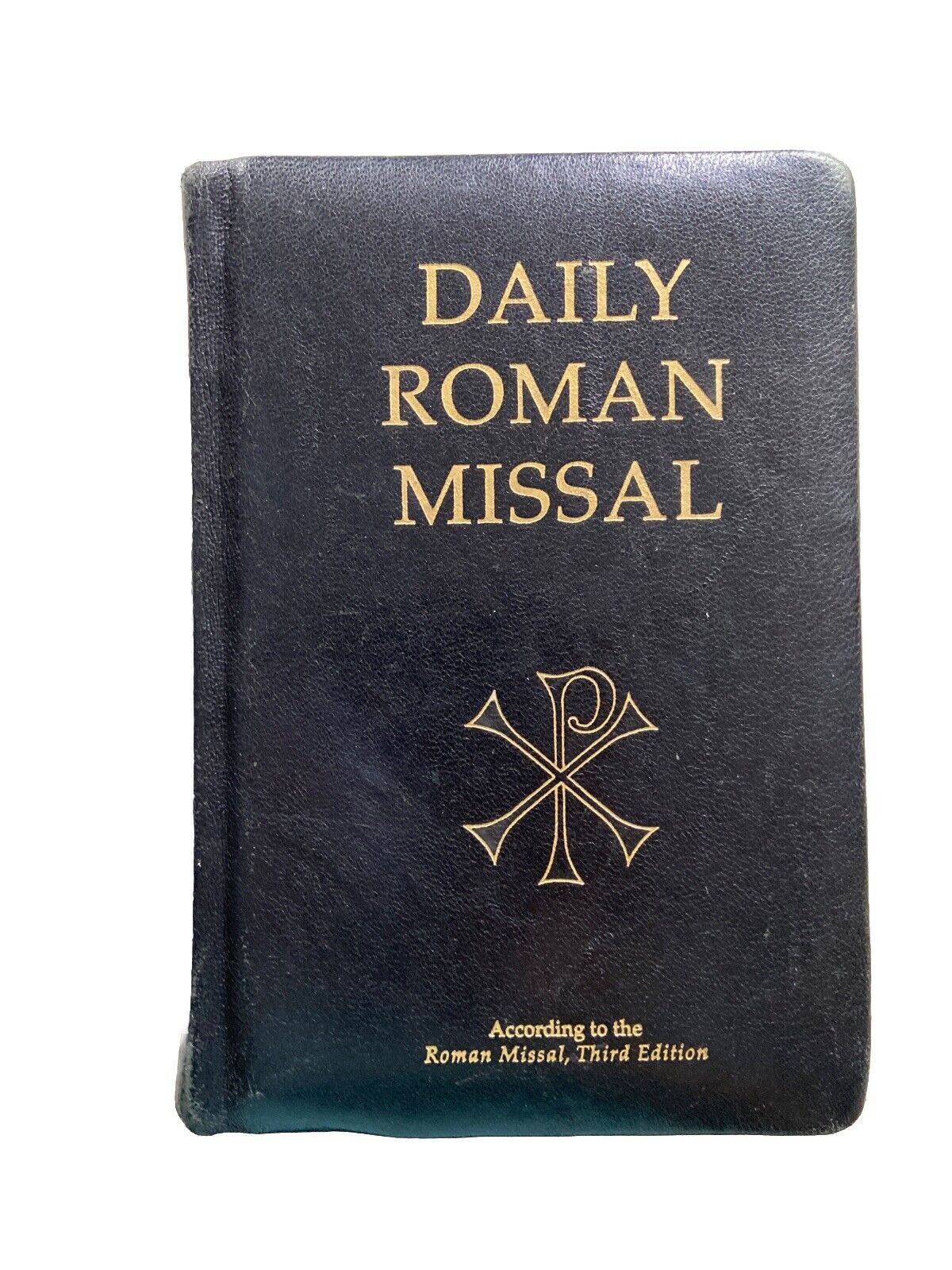 Daily Roman Missal MTF Third Edition Black  Genuine Leather