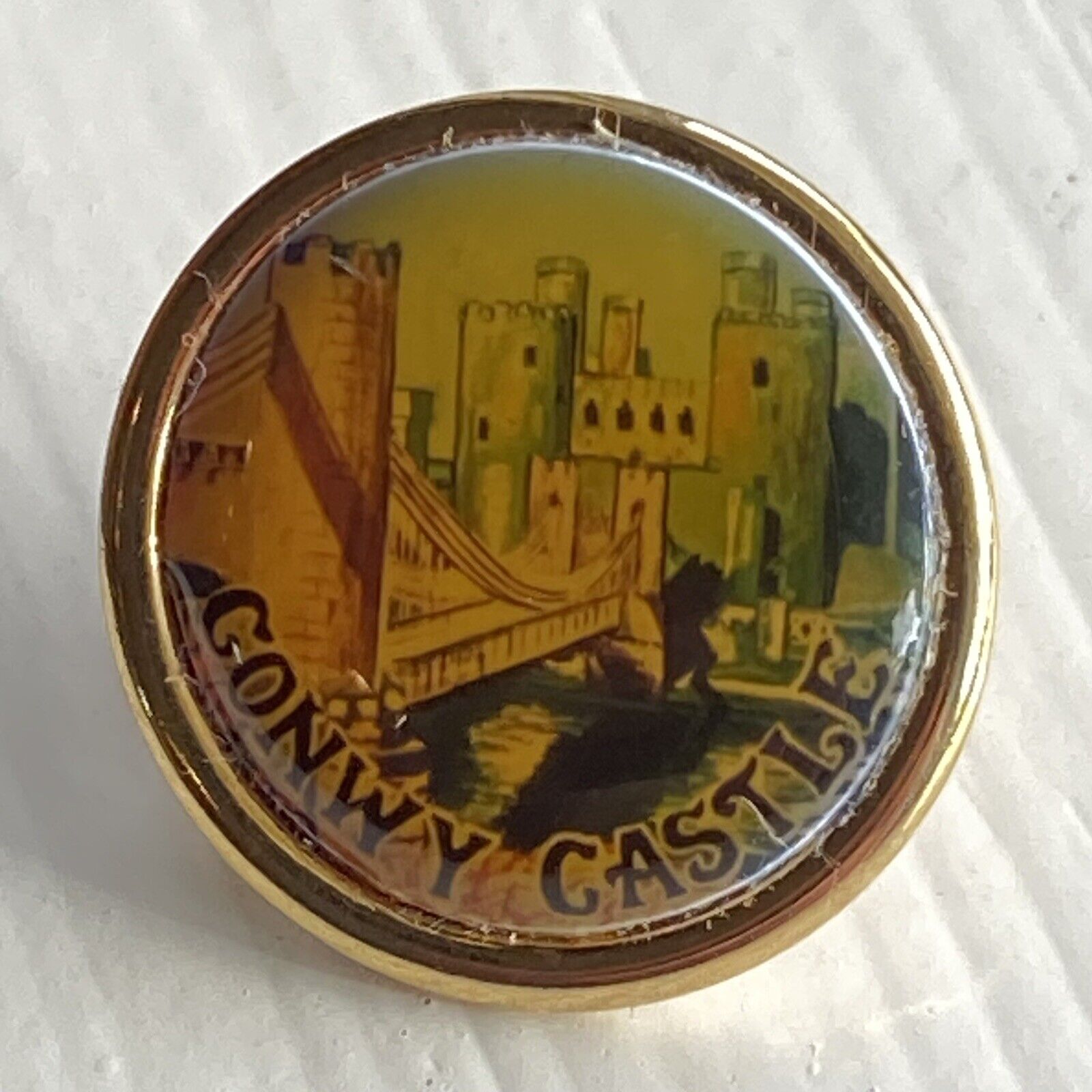Conwy Castle North Wales Medieval Royal Apartments Tie Pin Lapel Pin