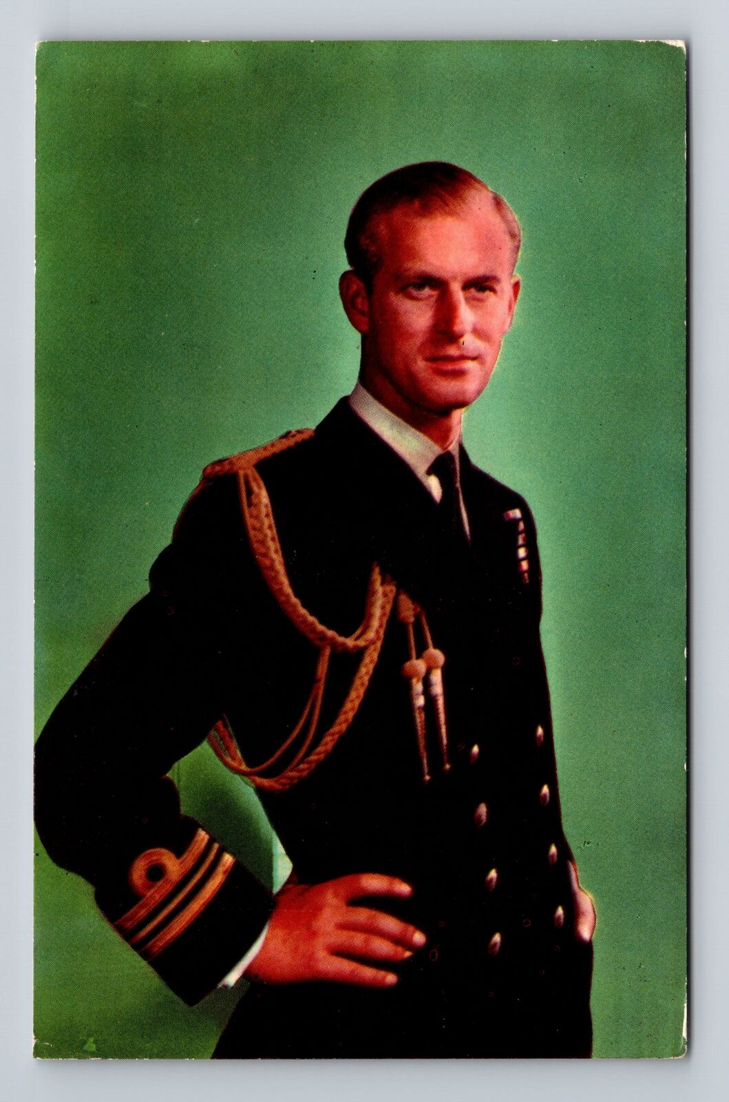 H.R.H The Duke of Edinburgh K.G, Consort Queen England Portrait Vintage Postcard