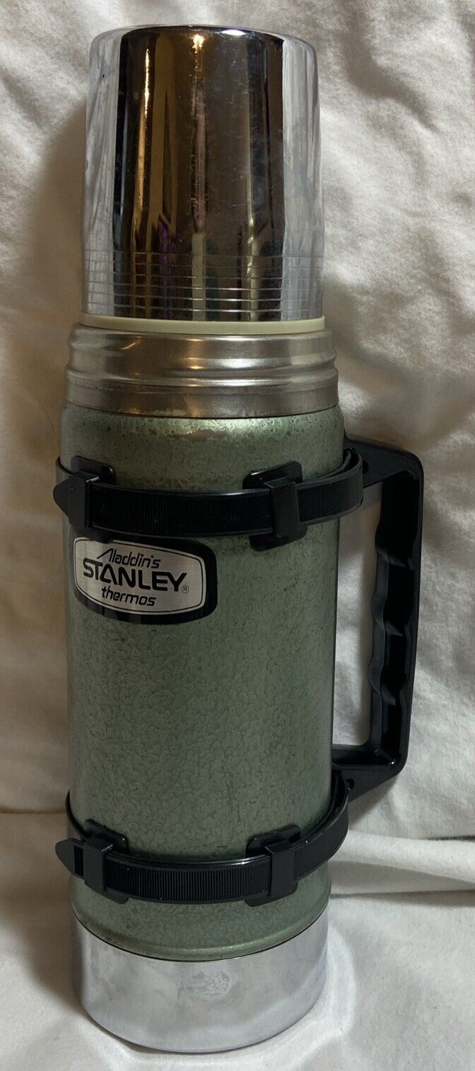 Aladdin Stanley Thermos Vintage Vacuum Bottle Handle A-943C USA Coffee Steel