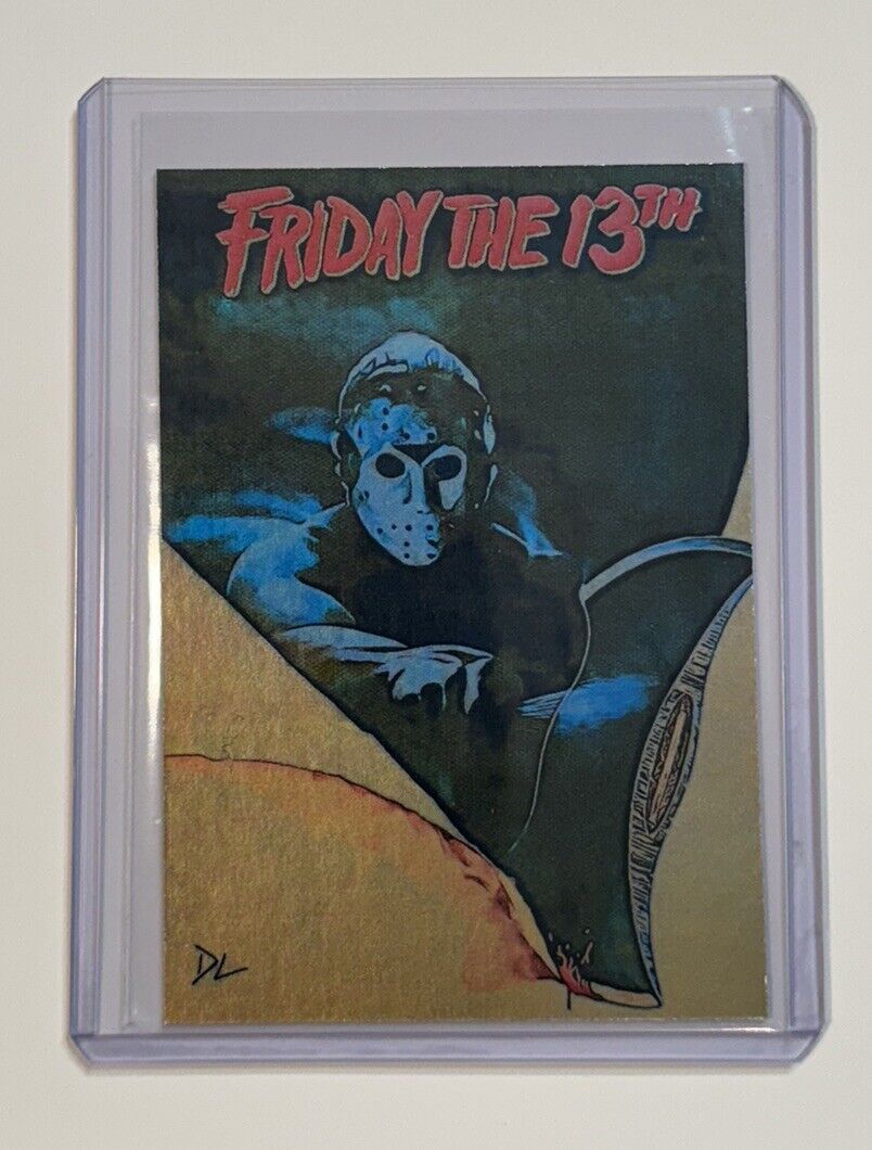 Friday The 13th Gold Plated Limited Artist Signed Jason” Trading Card 1/1