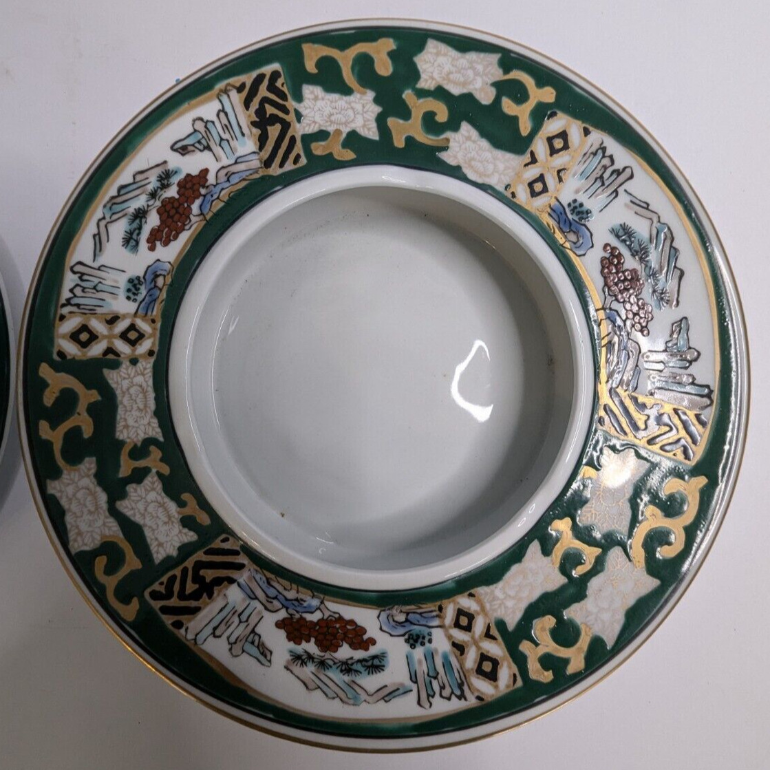 Vintage Japanese Yamayo Gold Imari Ware Ceramic/Porcelain Asian Ashtray Bowl