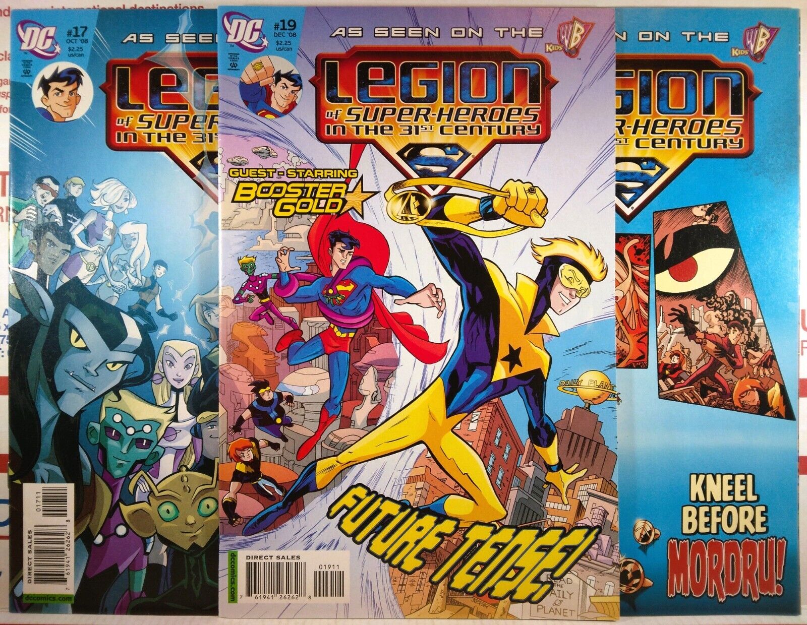 💥 LEGION OF SUPER-HEROES IN THE 31st CENTURY #17 #18 #19 BOOSTER GOLD SUPERBOY