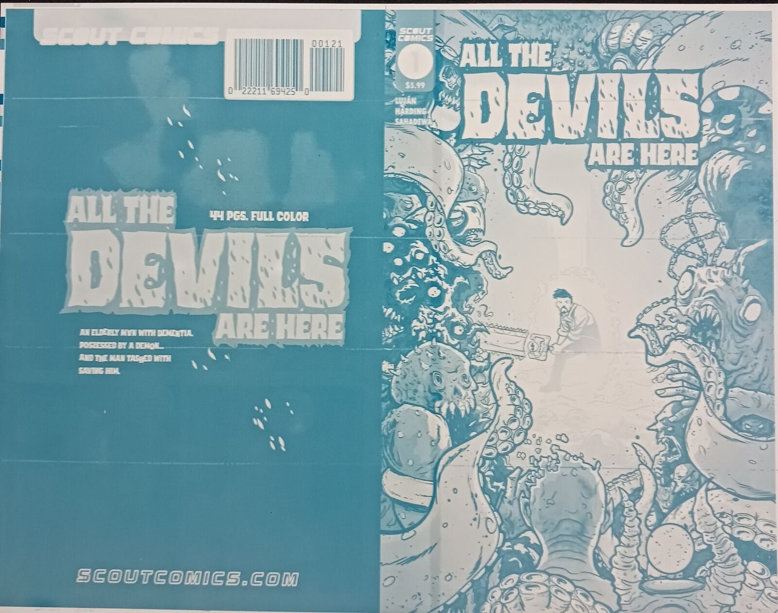 All The Devils Are Here #1 - 1:10 Retailer Incentive - Cover - Cyan - Comic Prin