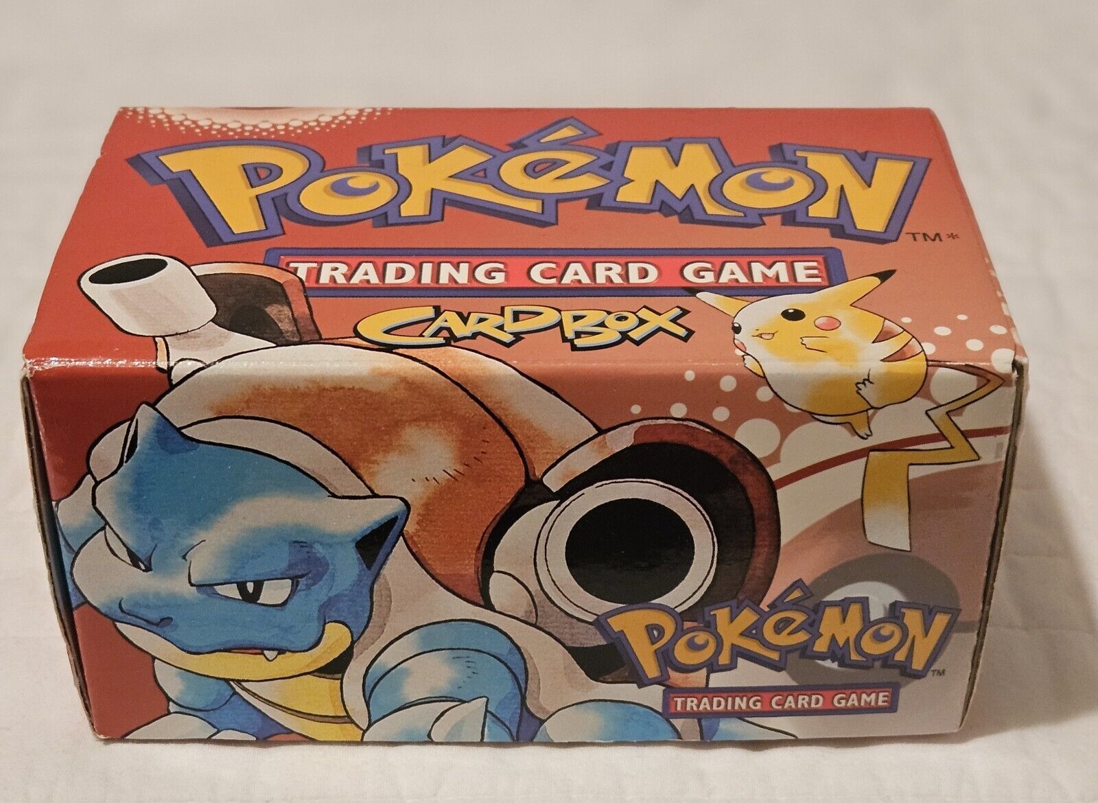 EXCELLENT CONDITION Vintage Pokemon Empty Trading Card Box 1999 Wizards WOC08321