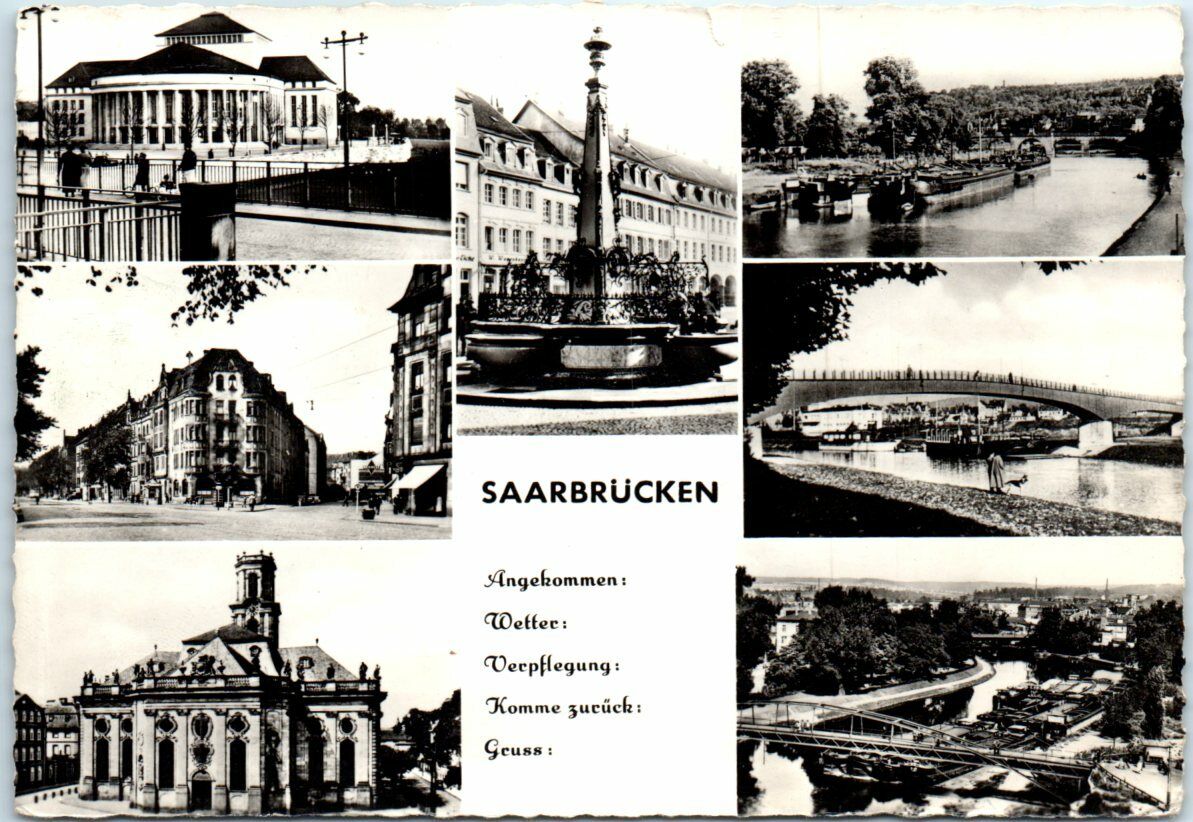 Postcard - Saarbrücken, Germany