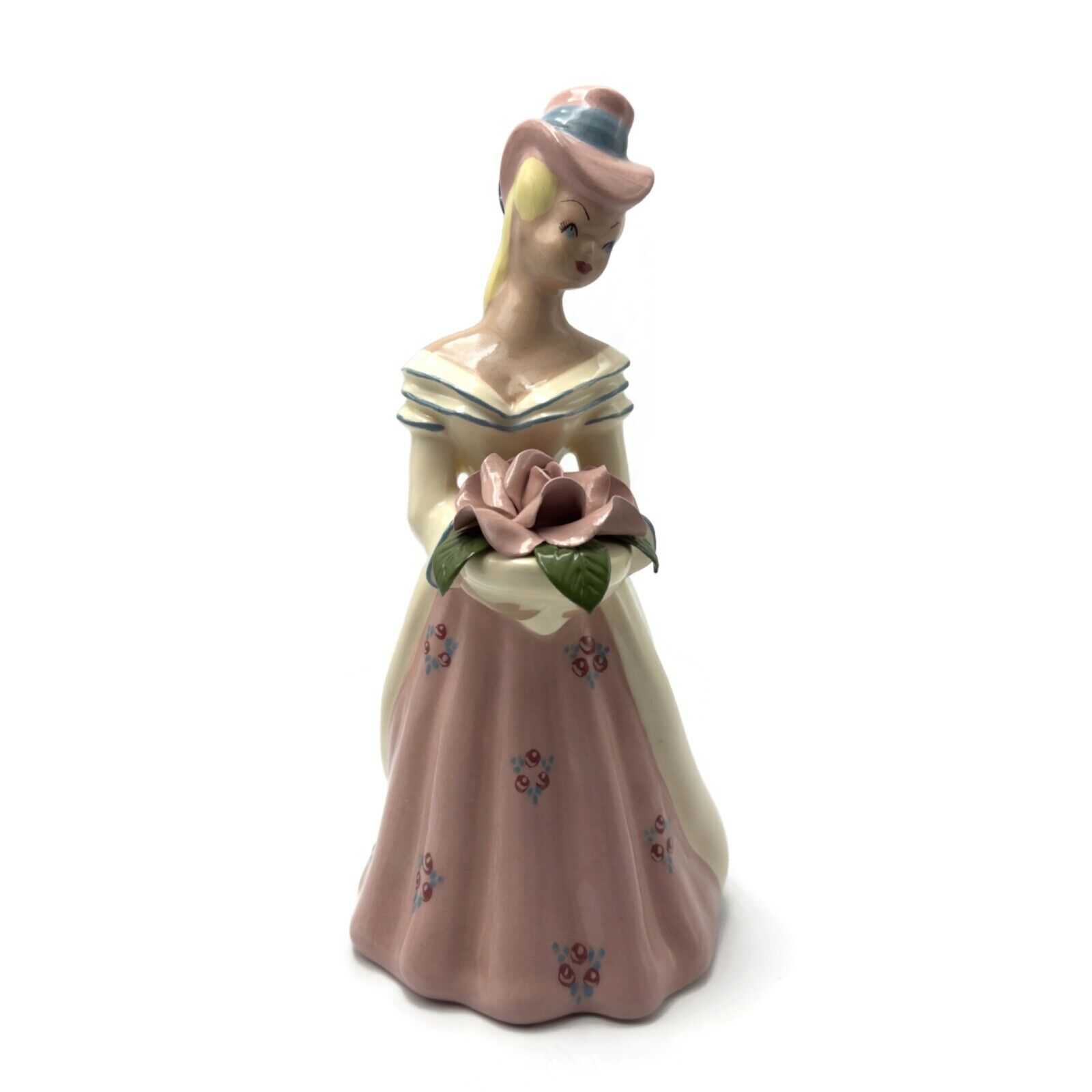 Yona Lippen Of Yona Ceramics 1949 Ceramic Pretty Ladies 12 Inch Figurine