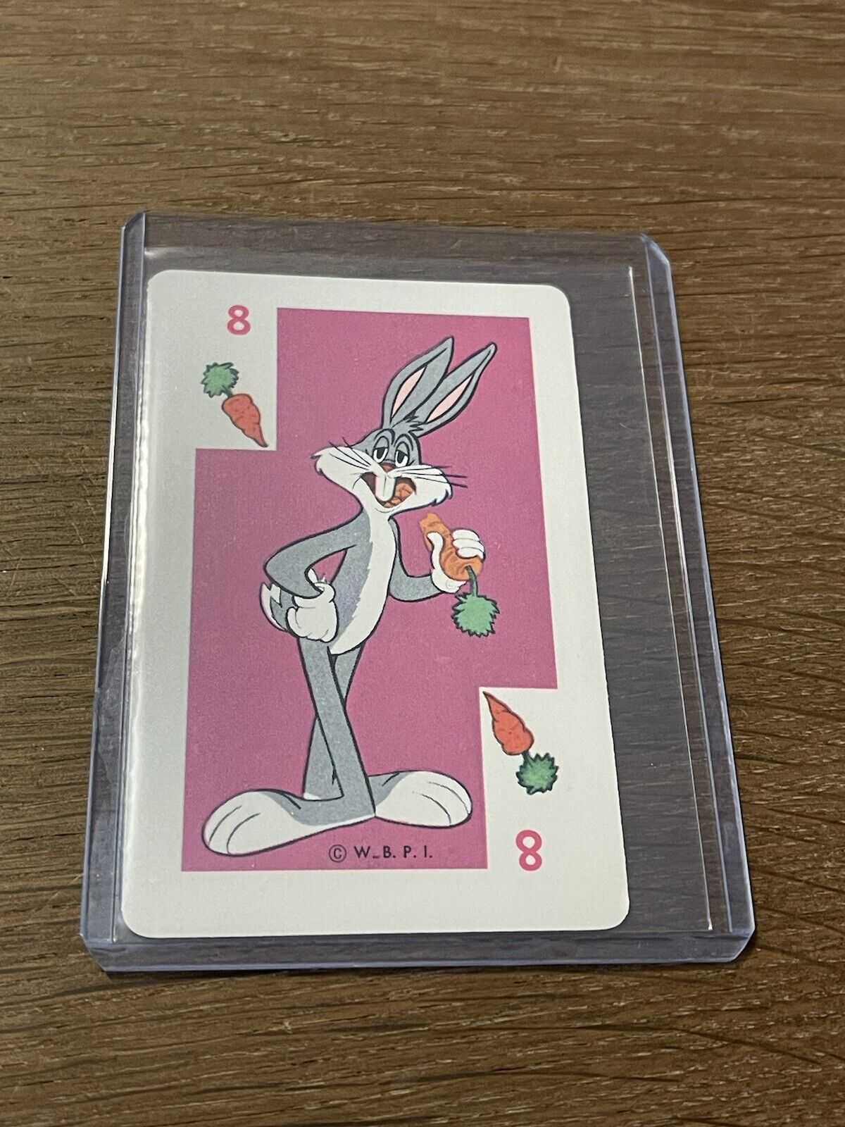 1966 WARNER BROS. PICTURES WHITMAN BUGS BUNNY CARD GAME PLAYING CARD RARE